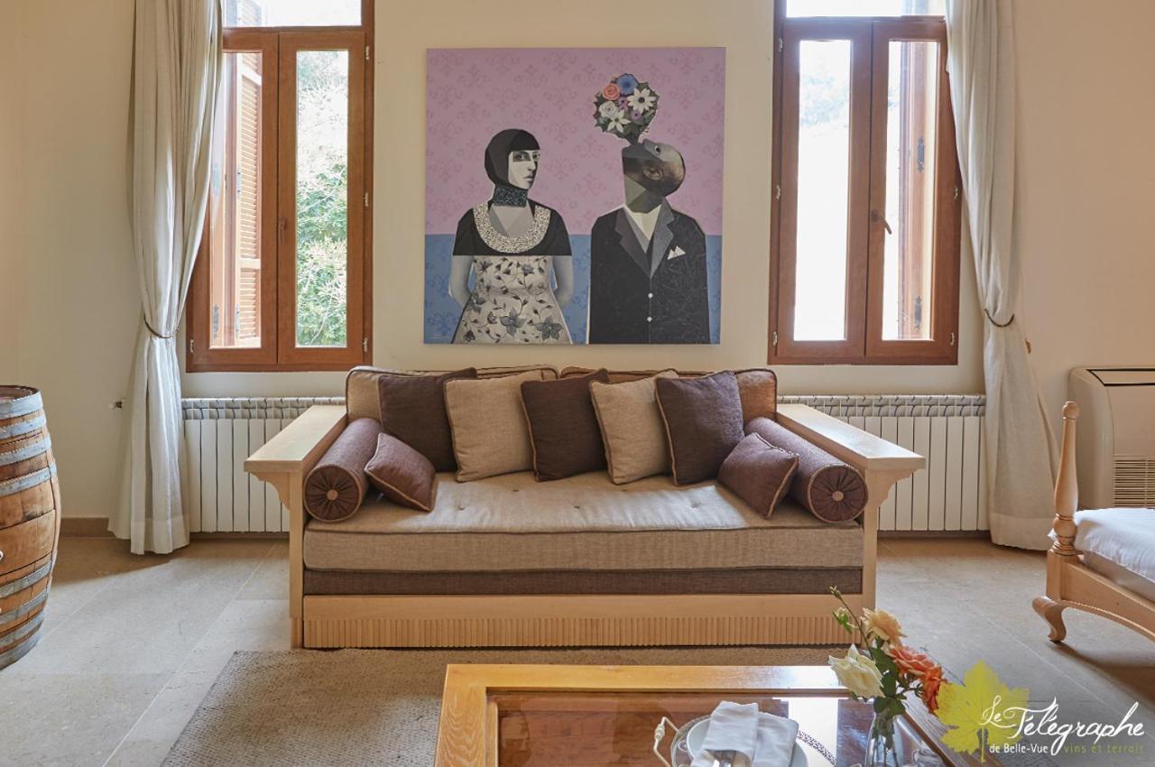 Le Telegraphe De Belle-Vue Bed & Breakfast Bhamdoun Exterior photo