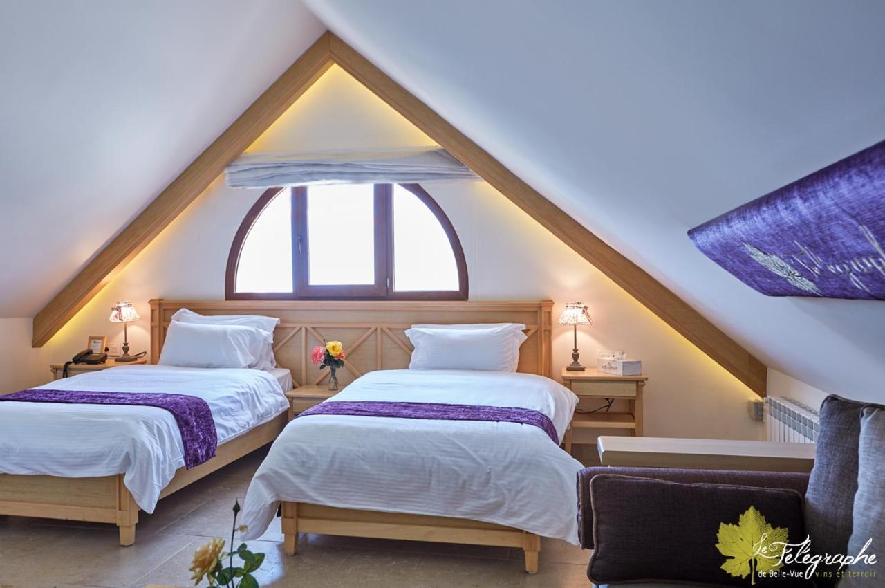 Le Telegraphe De Belle-Vue Bed & Breakfast Bhamdoun Exterior photo