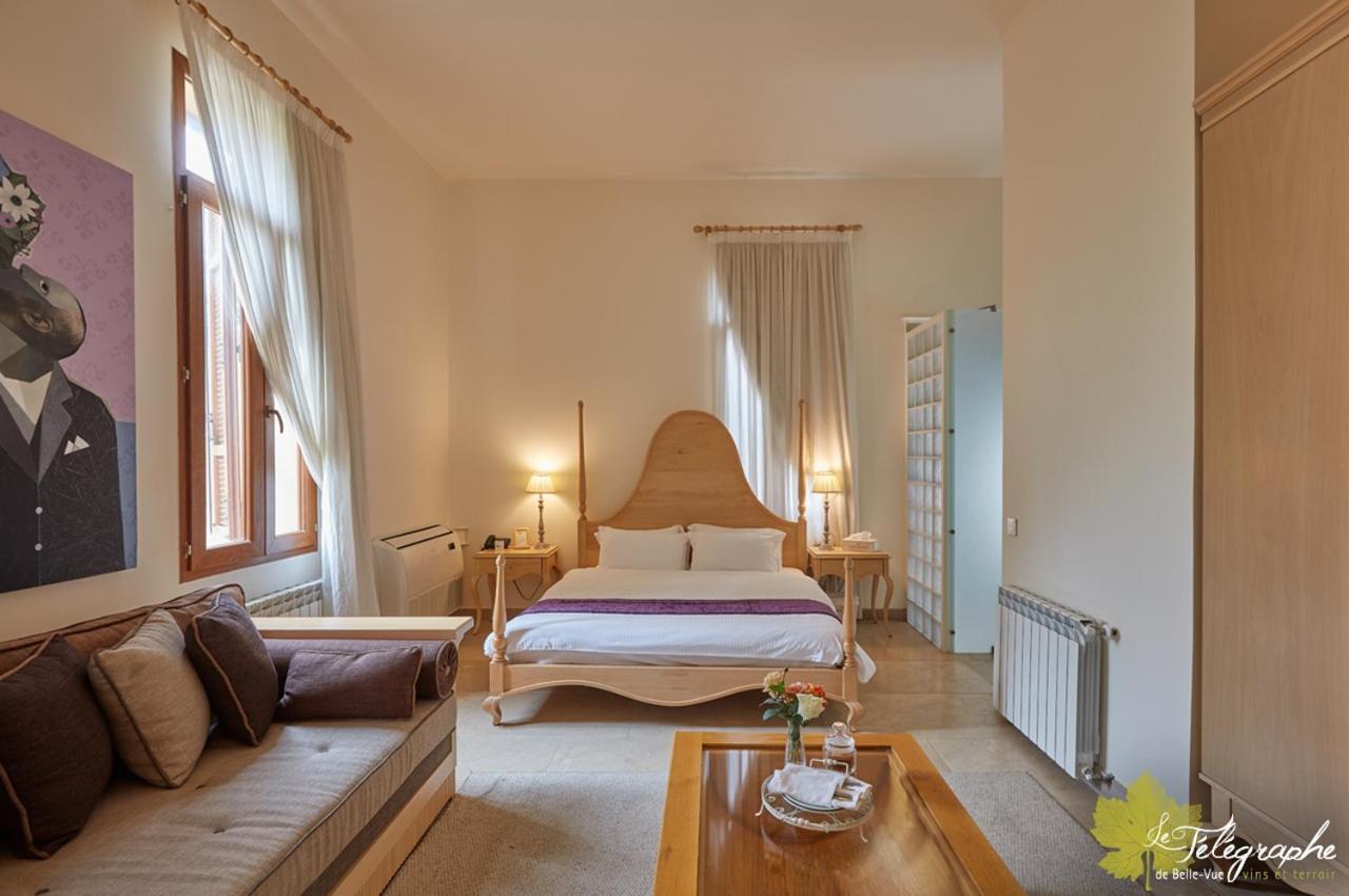Le Telegraphe De Belle-Vue Bed & Breakfast Bhamdoun Exterior photo