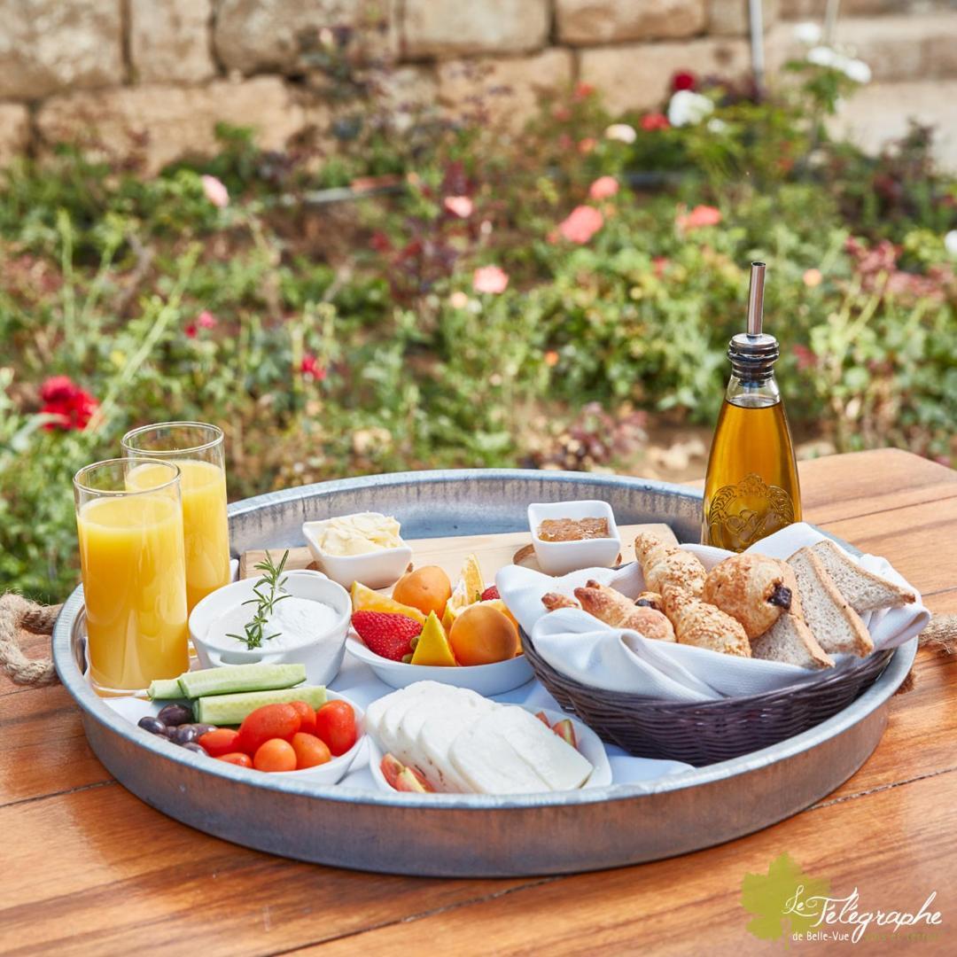Le Telegraphe De Belle-Vue Bed & Breakfast Bhamdoun Exterior photo